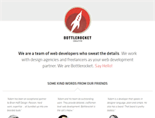 Tablet Screenshot of bottlerocketcreative.com